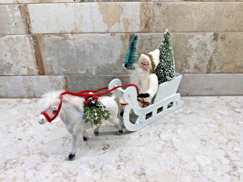 Composite santa claus horse - santa, in